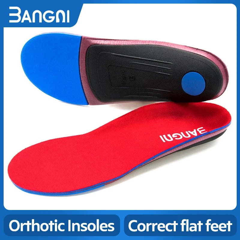 

3ANGNI Orthotic Insoles Arch Support Pad For Flat Feet Insole Insert Orthopedic Relieve Heel Pain Plantar Fasciitis Women Men