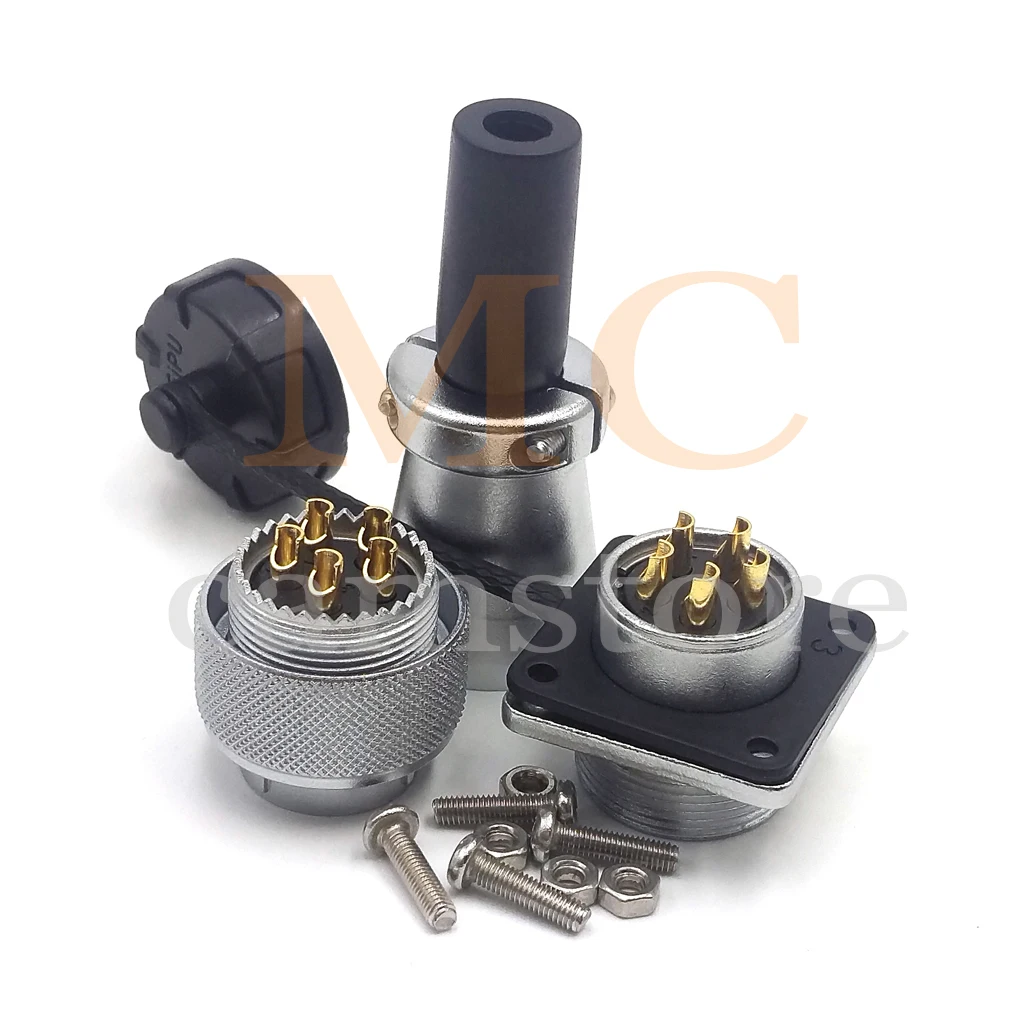 5-контактный панельный разъем WEIPU WS20 авиационный штекер и гнездо светодиодный