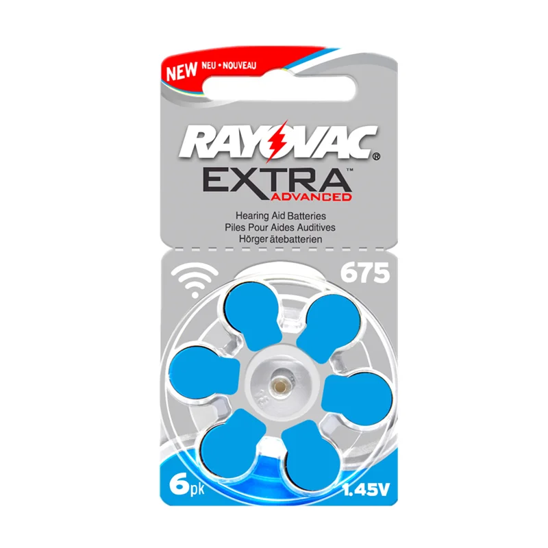 30 шт. батарейки для слуховых аппаратов Rayovac Air 675A 675 A675 PR44|Уход за ушами| |