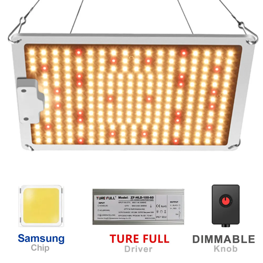 

Full Spectrum High PPFD 1000W Samsung LM281B Dimmable Quantum Sunlike LED Grow Light Board For Indoor Plant Greenhouse Grow Tent