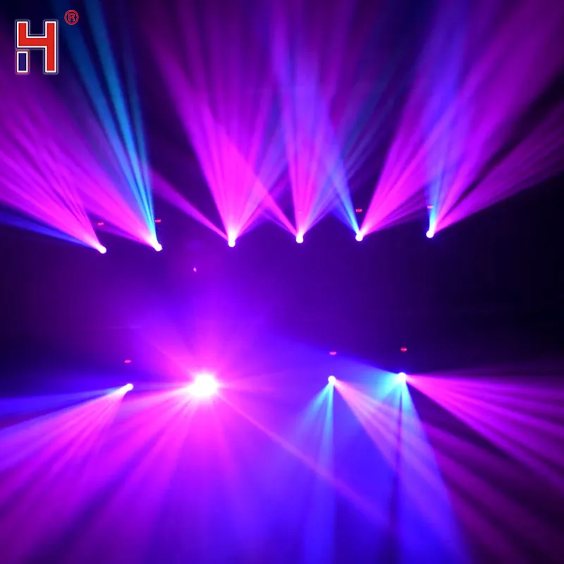 Hongyi Lyre Moving Head 30 Вт Мини-светодиод 7 цветов 8 гобозвук Активное сценическое