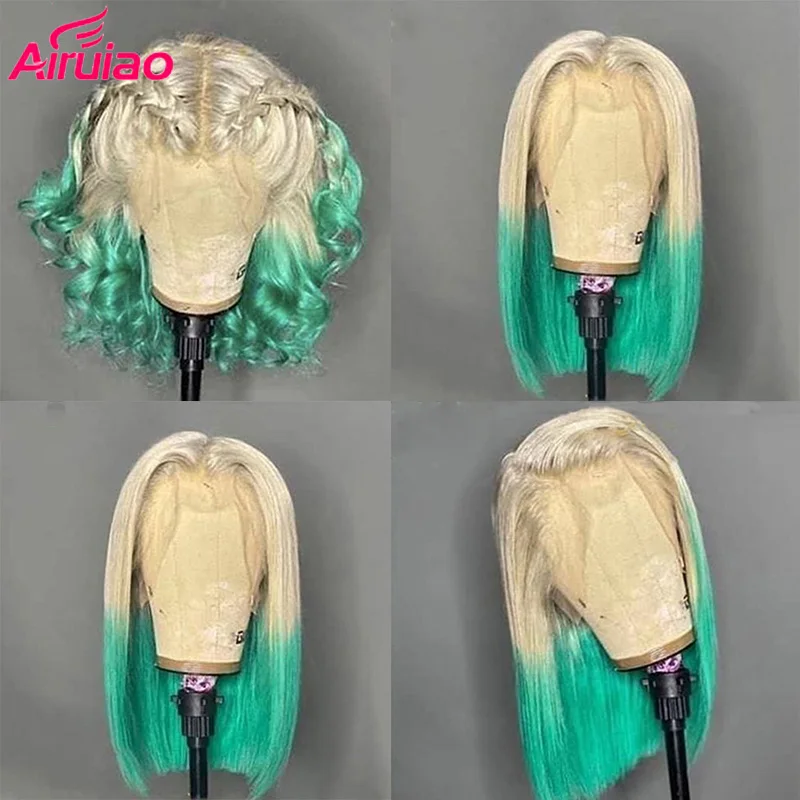 613 блондинка с эффектом деграде (переход от темного к парик тупым срезом короткий