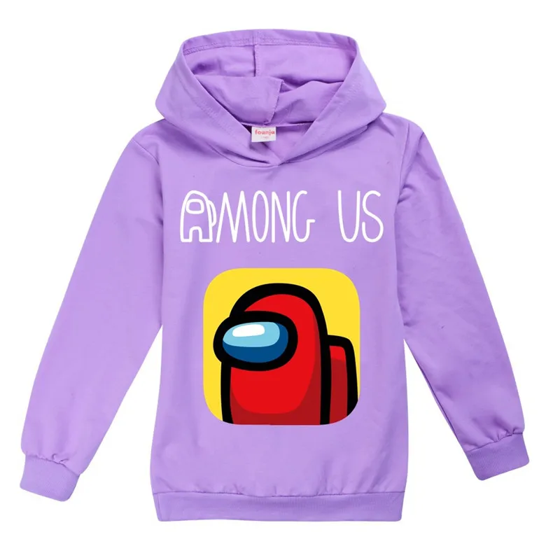 

Among Us Sweatshirts for Kids Autumn Boys Girls Coats Long Sleeve Christmas Clothes cotton Tops T-shirt pullover Jackets Outfits