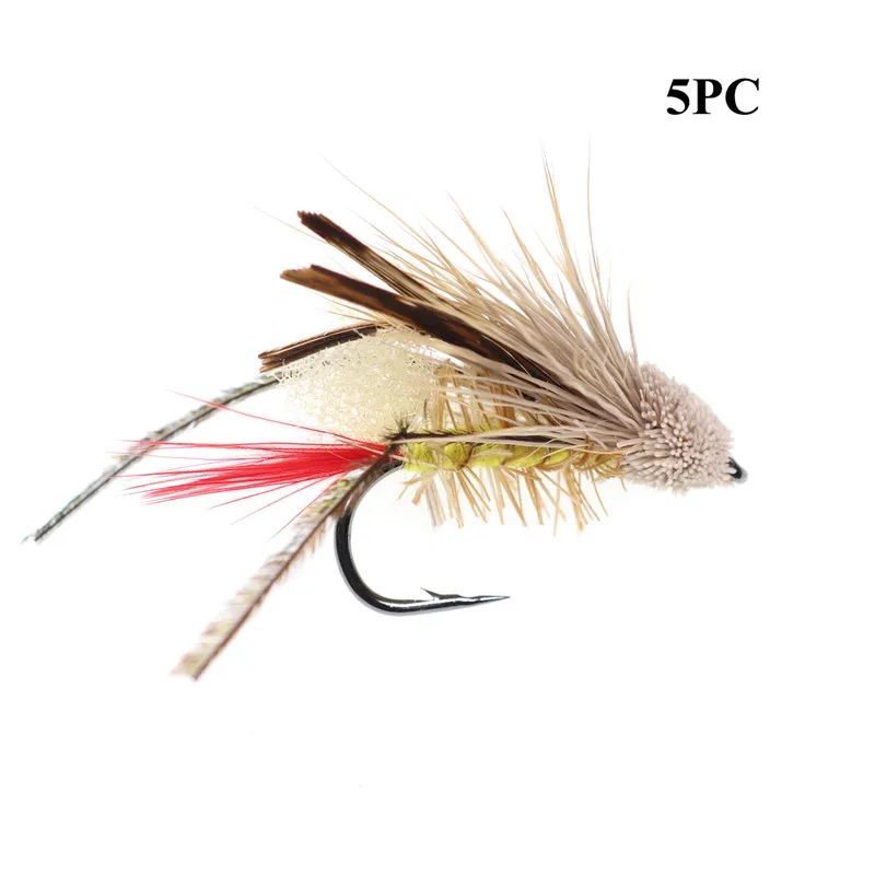 5 шт./компл. бионическая нахлыстовая воронка Радужная форель окунь рыбалка мухи