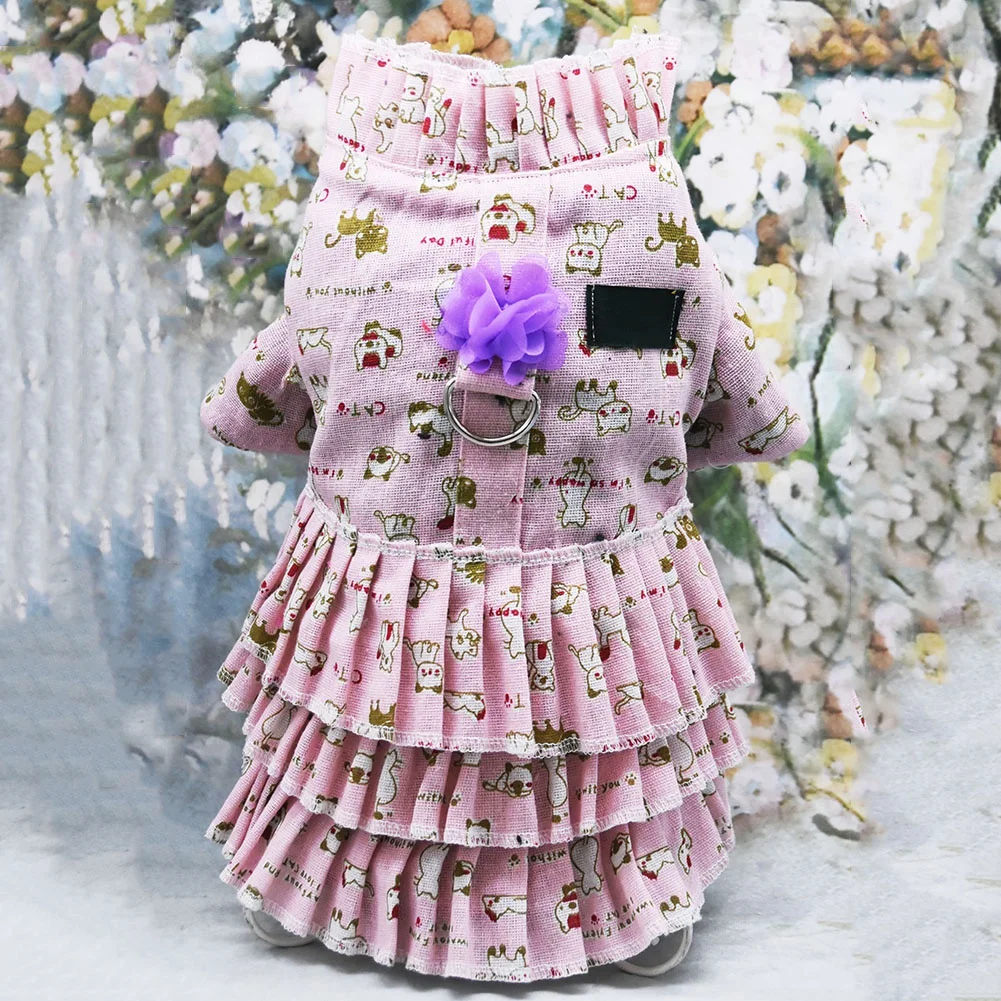 

Одежда для домашних животных, юбка для собак, Зимние Свадебные платья для собак, платье для чихуахуа с вытягивающей пряжкой, куртка