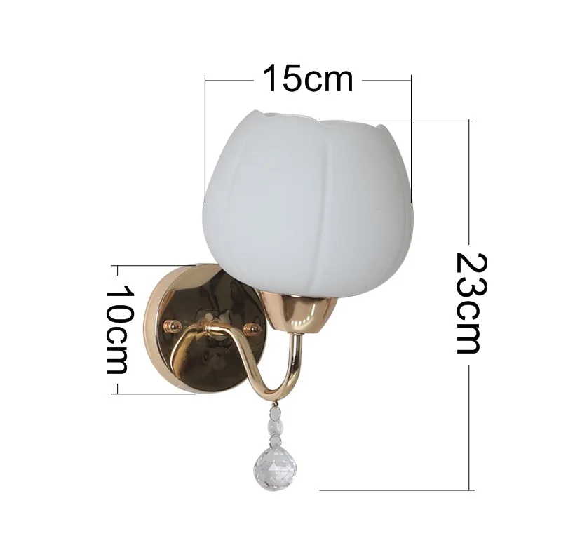 

Indoor Wall Light Modern Style bedroom living room LED27 Wall Lamp Silver Or Gold