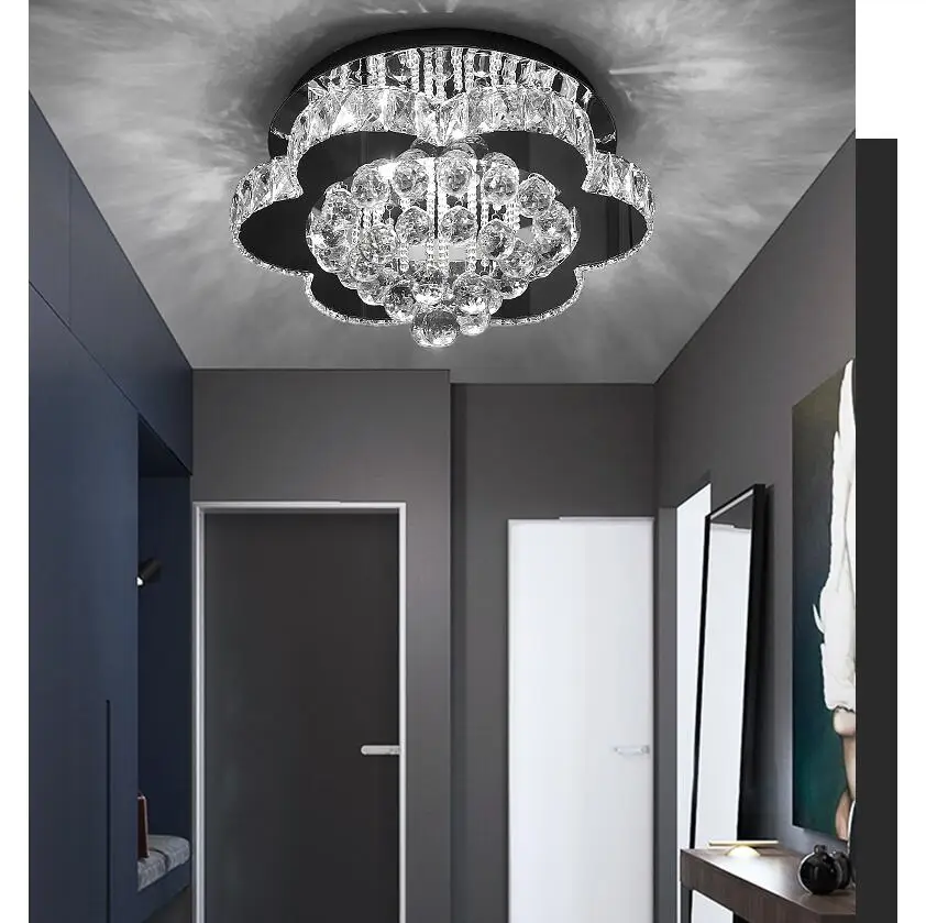 Потолочные светильники регулируемые цвета светодиодные с кристаллами стразы