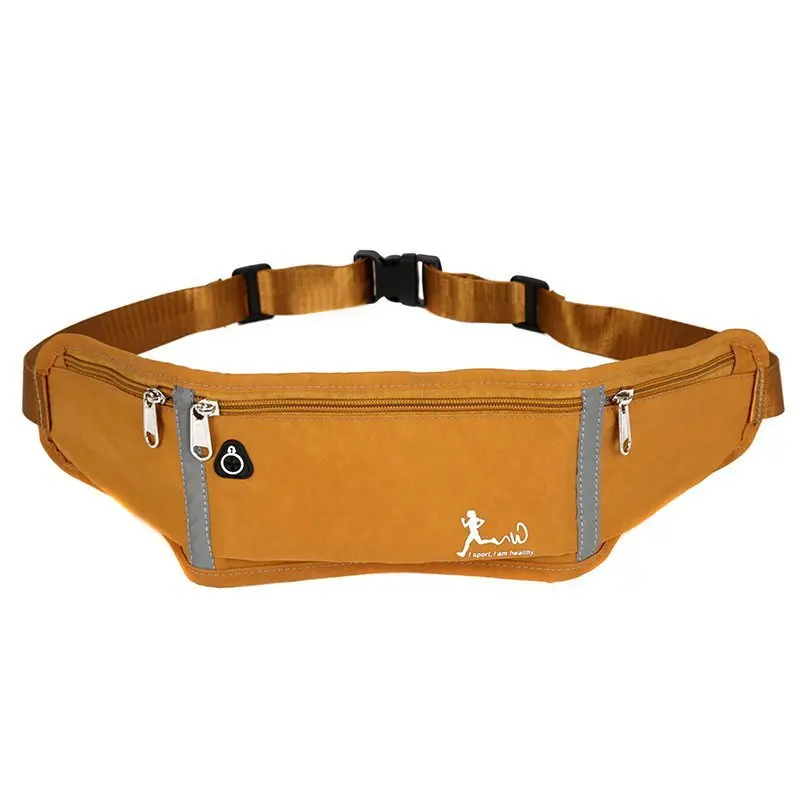 

New Korean Japanese Styel Nylon Lightweight Outdoor Sports Waist Bag Unisex Female Chest Crossbody Bag Running Fanny Pack