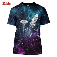 outer space galaxy hoodies t shirt 3d printed kids sweatshirt jacket t shirts boy girl funny cosplay costumes