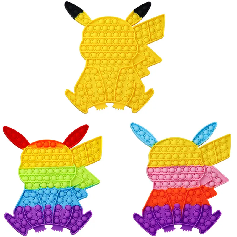 

Большая игрушка-антистресс в виде покемона Пикачу, антистрессовые Игрушки для мальчиков