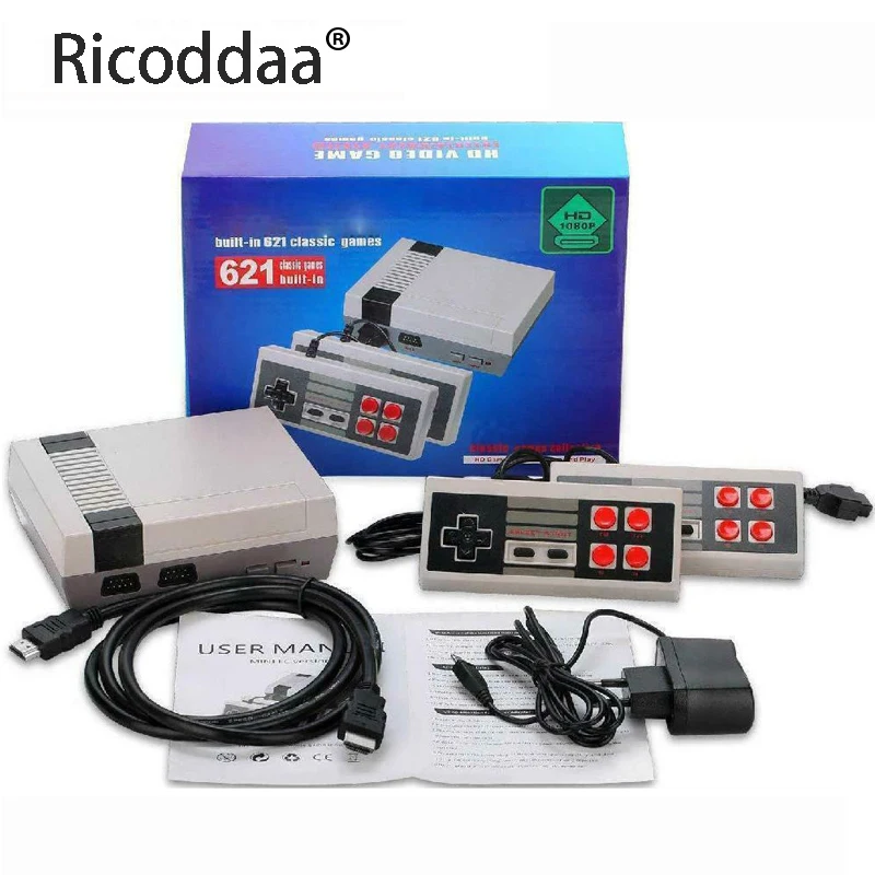 Мини ТВ с HDMI выходом портативная ретро мини видеоигра консоль классическими 621