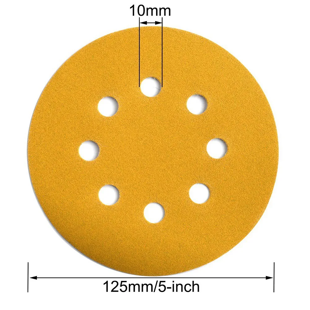 

600 Grit Sanding Discs 8 Holes Orbital Sanding Sandpaper 100PCS And Discs