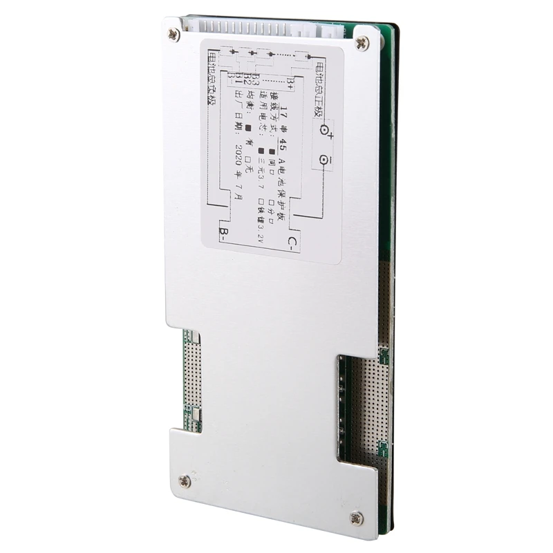 17S 60V 45A литий-ионная Защитная панель Lipolymer батареи UPS инвертор энергии BMS PCB плата с