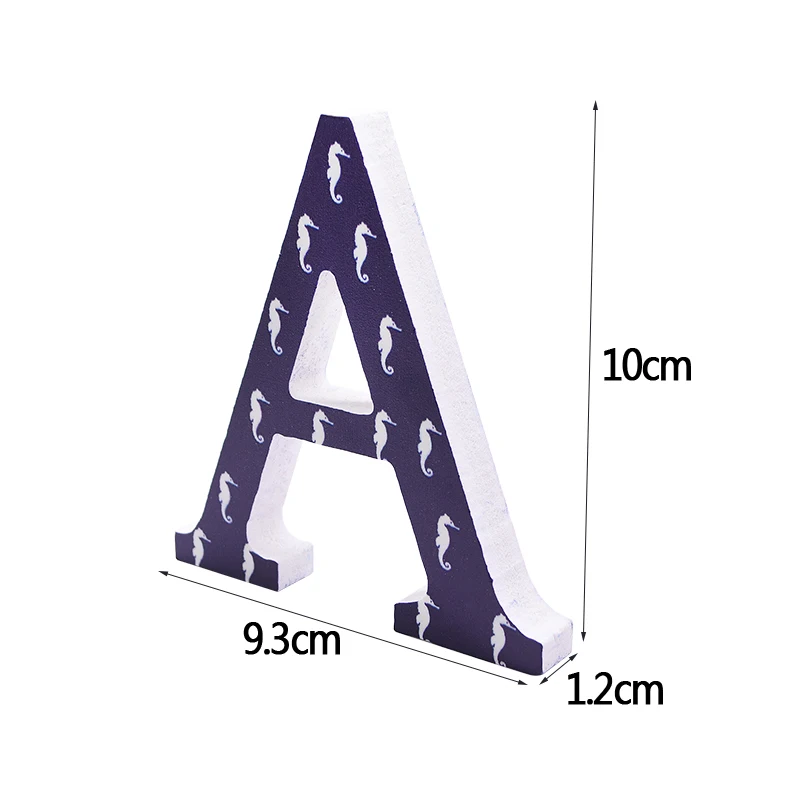3d-алфавит буквы украшение для дома сделай сам Морская Лодка темативечерние
