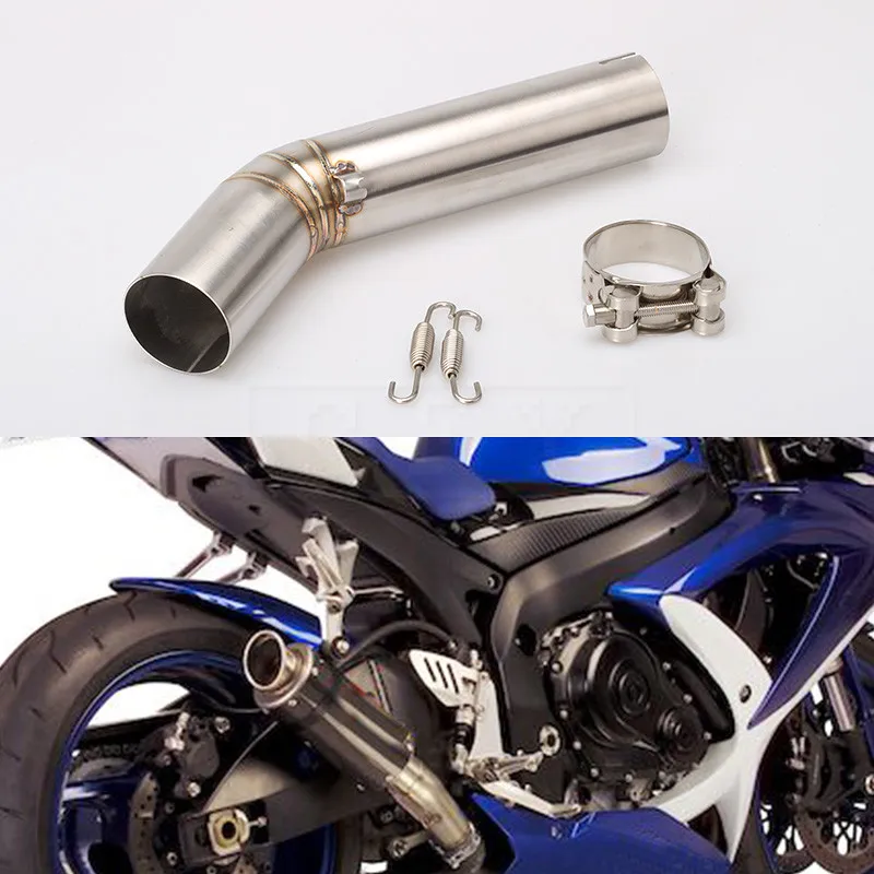 GSXR 600 мотоцикл для Suzuki GSXR1000 GSXR600 750 k8 слипоны глушитель выхлопной трубы среднее