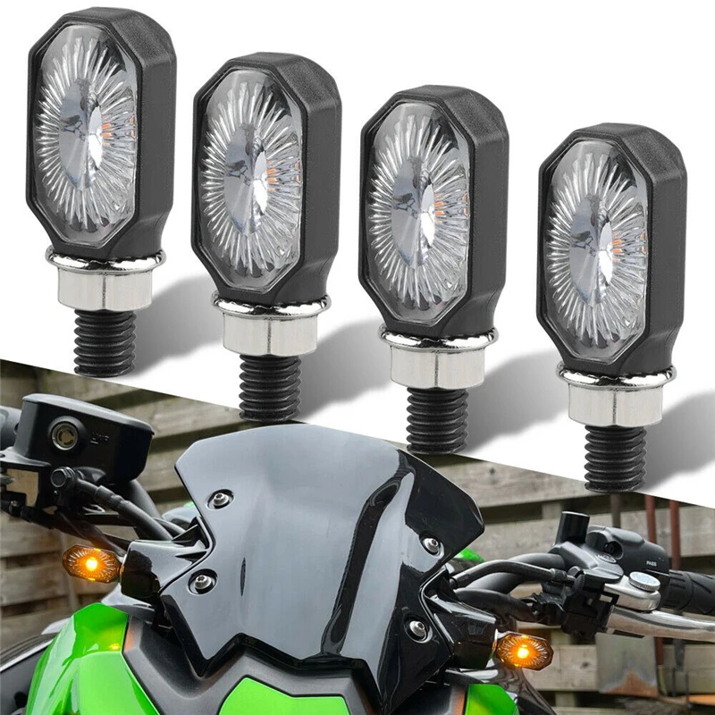 

2/4 шт., Водонепроницаемые Светодиодные поворотники для мотоциклов