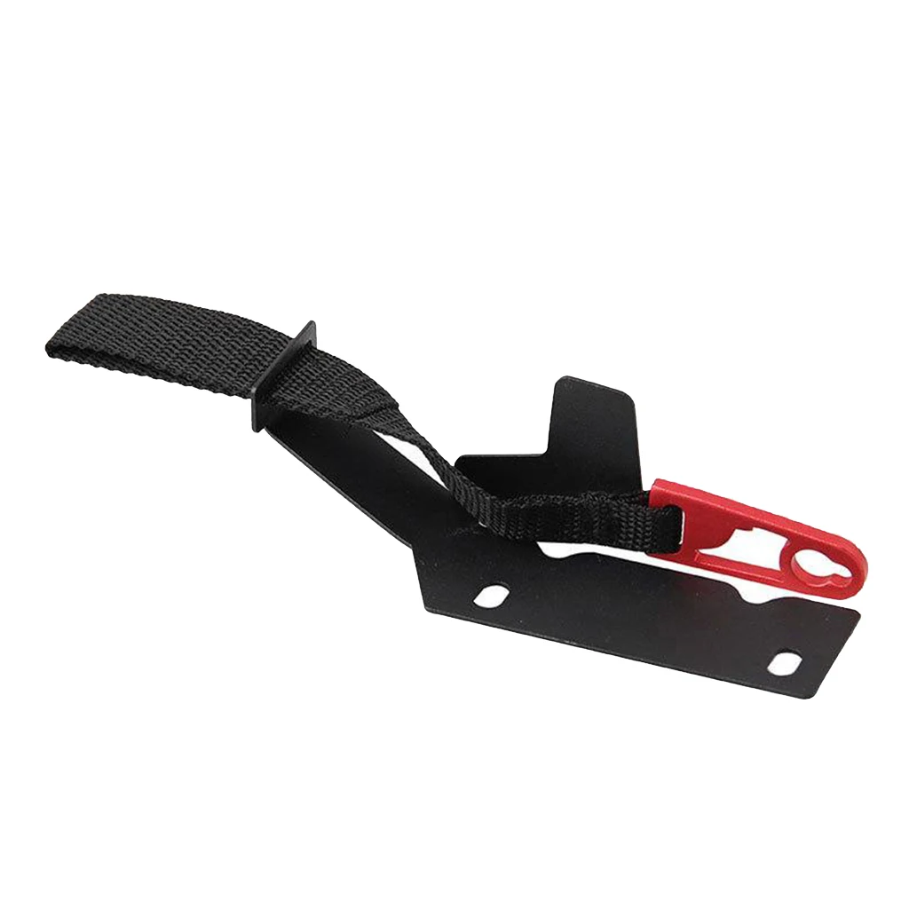 

Black Durable Car Rear Seat Release Pull Strap Belt Latch Kit suits For Ford F-150 F-250 F-350