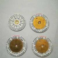 replacement calendar day watch dial disk repair parts for 28362834 mechanical watch movement accessories
