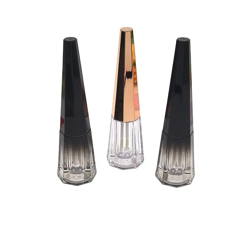 

3ml Empty Lip Gloss Tubes Round Black gradient Lipgloss Tube Plastic Lip Gloss Containers Cosmetic Lip Gloss Bottle 30pcs/Lot