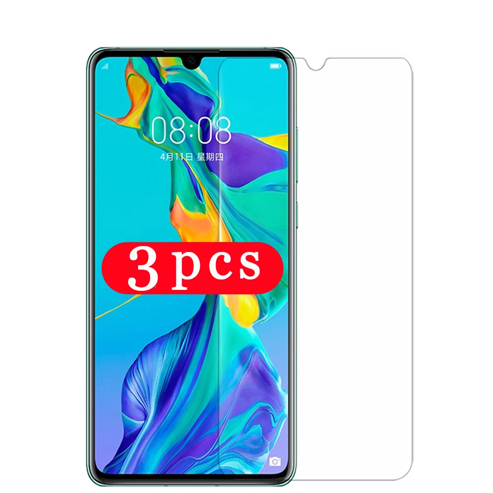 3 шт. закаленное стекло для huawei P20 P30 pro Защитная пленка экрана телефона P40 lite E plus