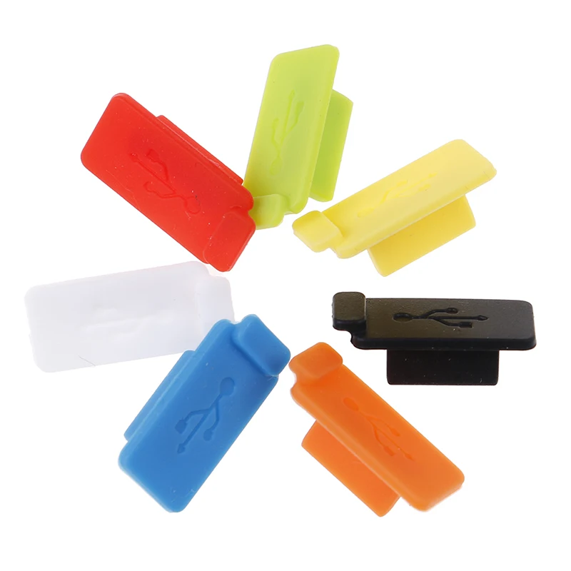 

New 5 PCS Silicone Jack Interface dustproof prevention for PC Notebook Standard USB Dust Plug Port Charger Cover Universal
