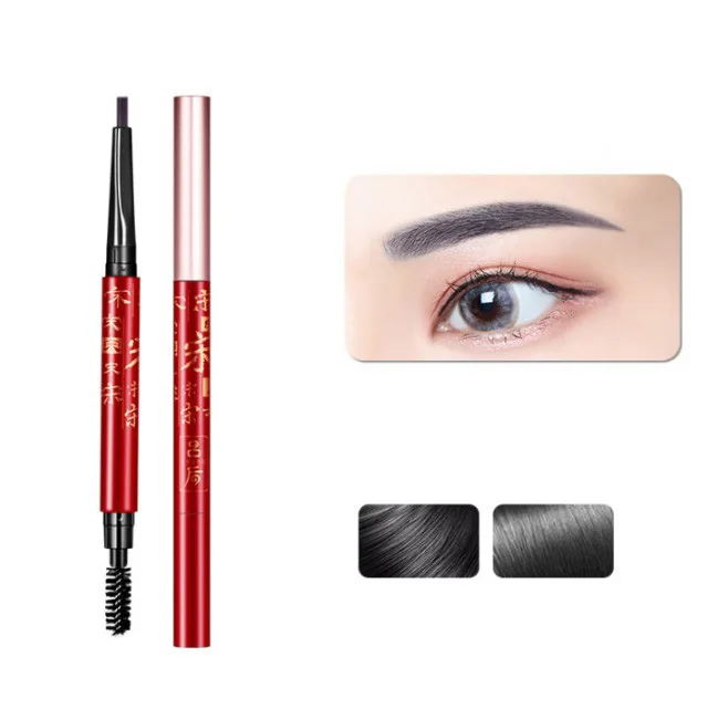 

Eyebrow Pencil Eyebrow Brush Do Not Fade Colour Makeup Chinese Elements Waterproof Prevent Sweat Two Kinds Useful Cosmetic