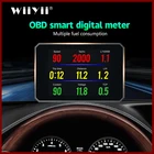 Автомобильный диагностический прибор GEYIREN, измеритель скорости двигателя, HUD 2019, P16 OBD2, бортовой компьютер