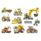 Компактные автомобильные наклейки на детскую одежду, сделай сам, железные на футболке, заплатки, моющиеся, железные на наклейках, джинсовые нашивки