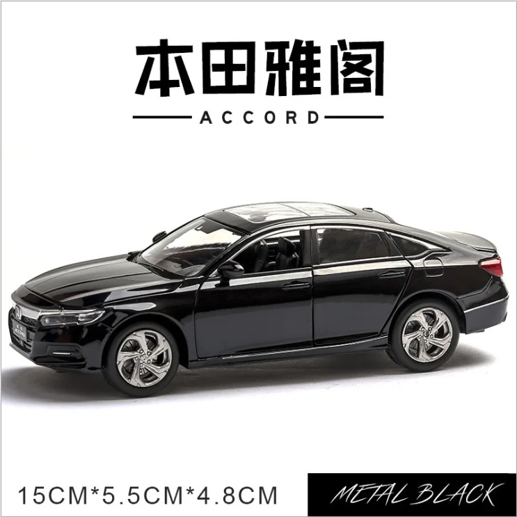 Модель автомобиля Honda accord 1: 32 модель из сплава Acousto оптическая сила возврата