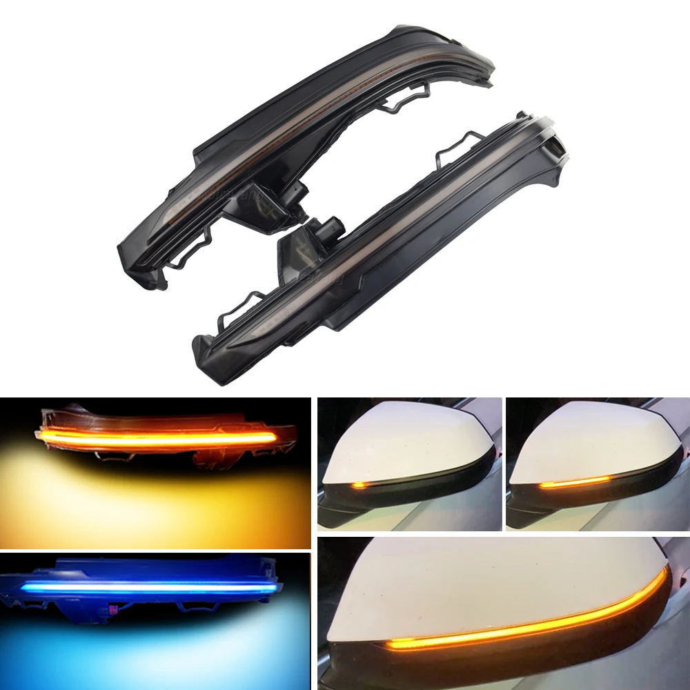 

Светодиодный динамический мигалка Боковой габаритный фонарь поворота светильник ретранслятор сигнала индикатора для Audi Q5 FY 2018 2019 Q7 и форми...