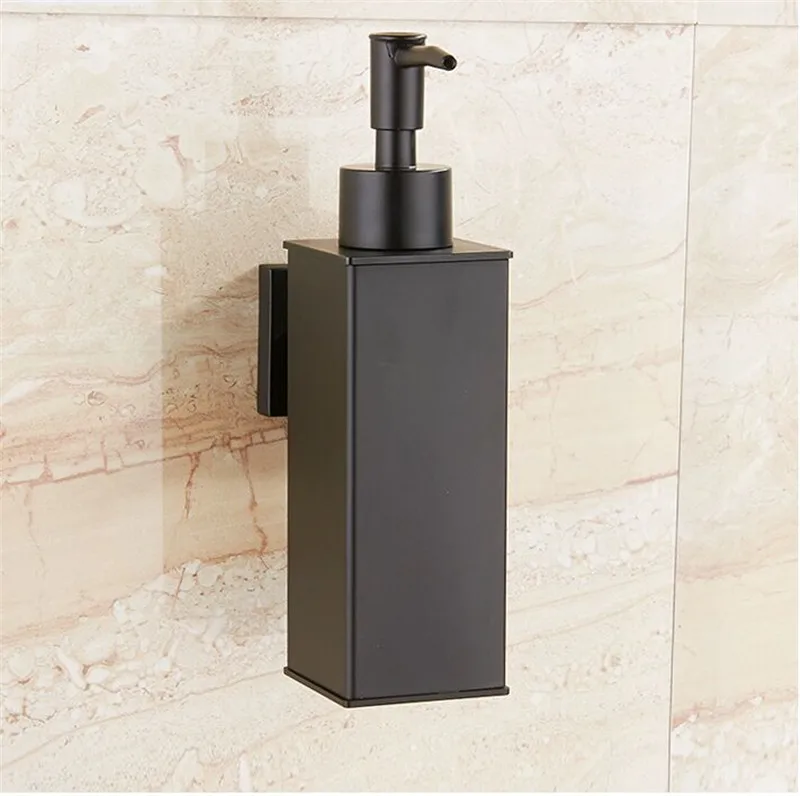 Liquid Soap Dispenser Hand Kitchen Sink Soap Container 304 Stainless Steel Gold Bathroom Shampoo Holder Wall Mounted Bottle