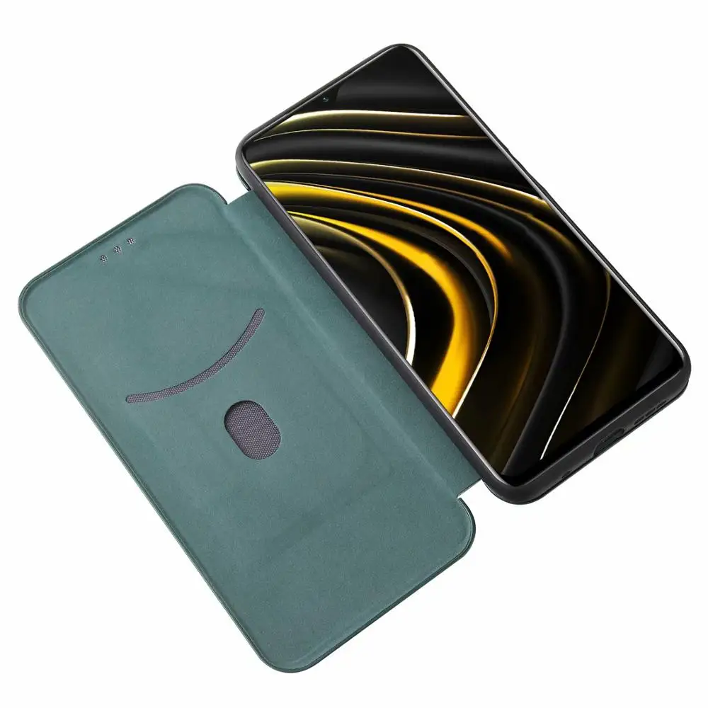 Чехол-книжка из углеродного волокна для Xiaomi Mi 11 6 81 дюйма