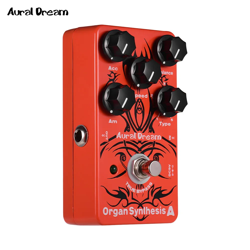 Aural Dream гитарные педали эффектов, синтез органов, электрический с рок-блюзом, регги, рокбенд, орган, настоящий обход, одиночные эффекты - Цвет: AS SHOW
