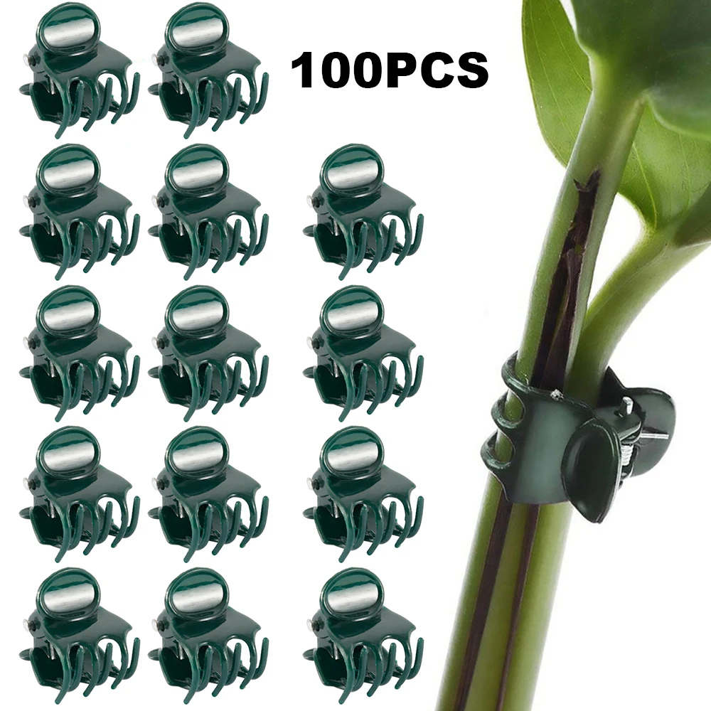 

Зажимы Пластиковые для садовых растений, 100 шт.