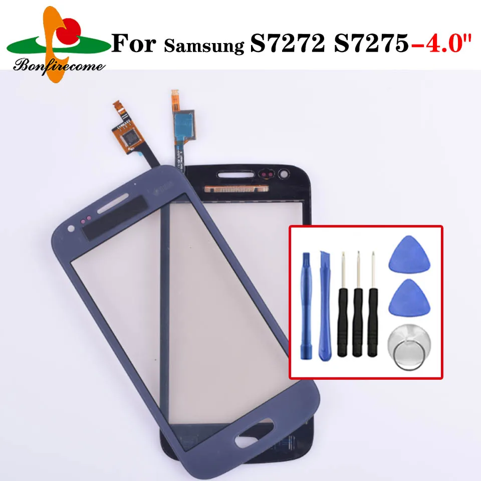 

Сенсорный экран для Samsung Galaxy Ace 3 S7270 S7272 S7275 GT-S7272 Сенсорная панель сенсор дигитайзер Переднее стекло внешняя линза