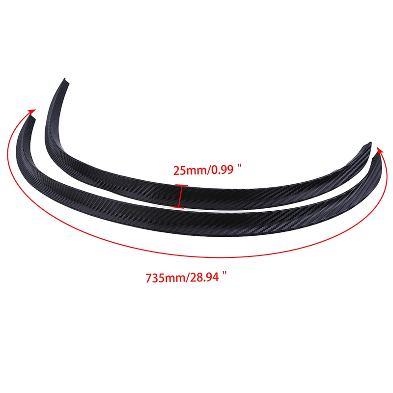 Универсальный автомобильный брызговик POSSBAY грязезащитный имитация углеродного