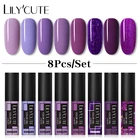 Набор полуперманентных гибридных гель-лаков LILYCUTE Гель-лак для нейл-арта, 2468 шт.