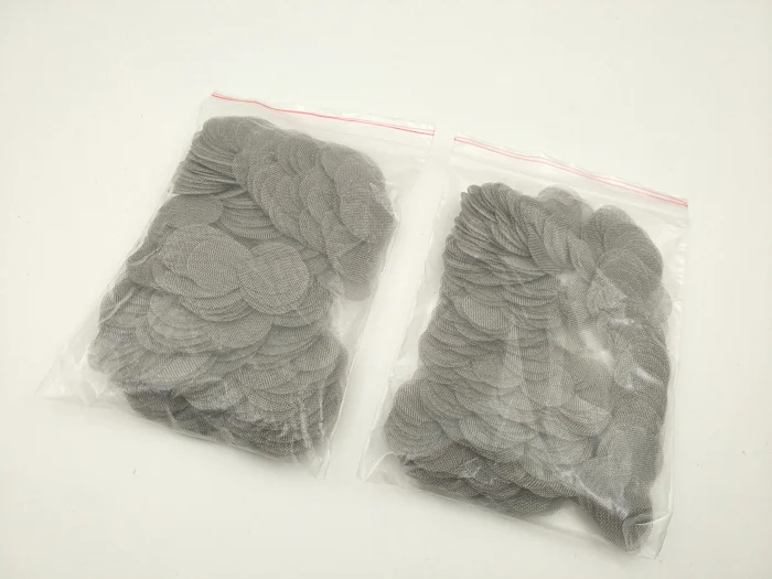 Оптовая продажа 500 экранов/партия аксессуары курительная трубка из нержавеющей