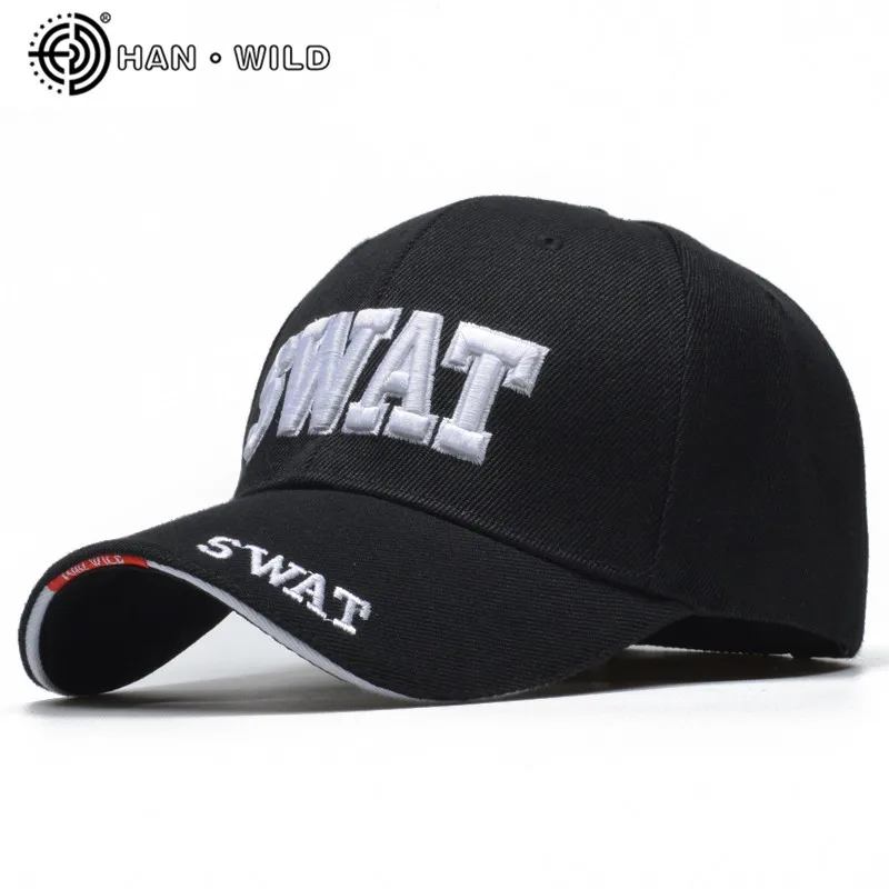 

[HAN WILD] Tactical Cap Mens Baseball Cap Brand SWAT Cap SWAT Hat Snapback Caps Cotton Adjustable Gorras Planas Man