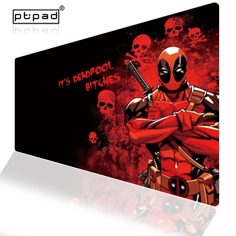 Коврик для мыши Pbpad с закругленными краями игровой геймер xxl коврик Deadpool Железный