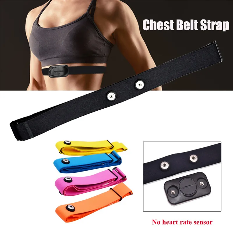 

Adjustable Elastic Sport Heart Rate Monitor Chest Mount Belt Strap Attached Closely to Skin Bands Fitness Equipment 98cm Stable