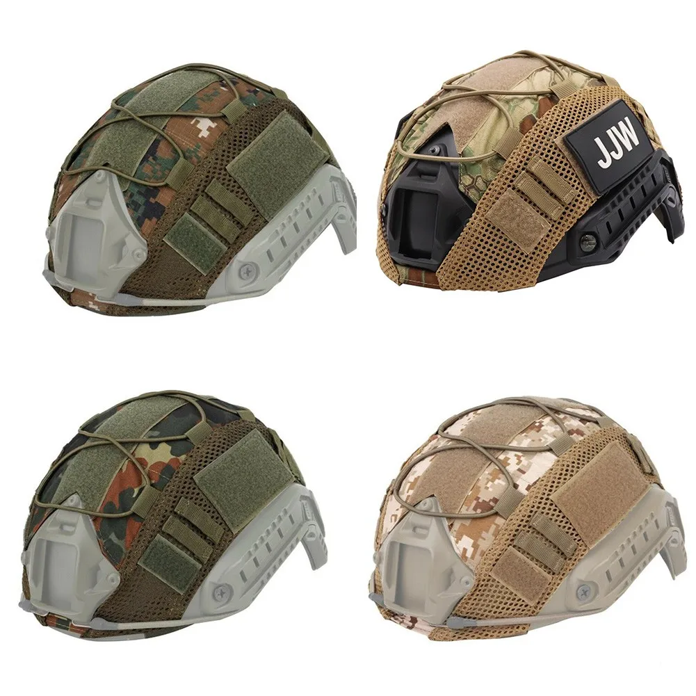 

1pc Helmet Cover For FAST Helmet Camo Hunting Airsoft Headwear Gear Airsoft Paintball Army Helmet Cover Military Accessories