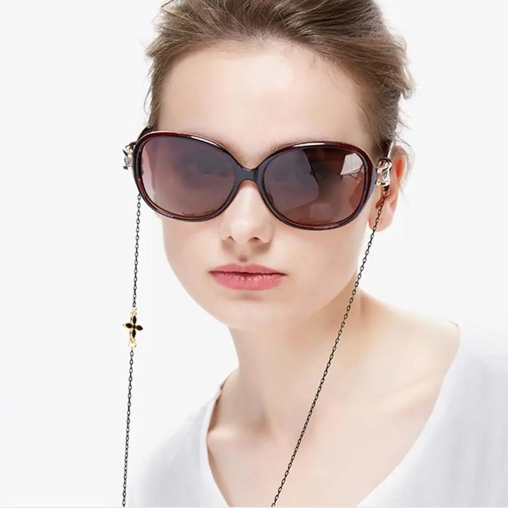 

Цепочка с имитацией жемчуга и бисером для очков, модная женская наружная Подарочная маска, веревочные солнцезащитные очки, подвесная Мода ...