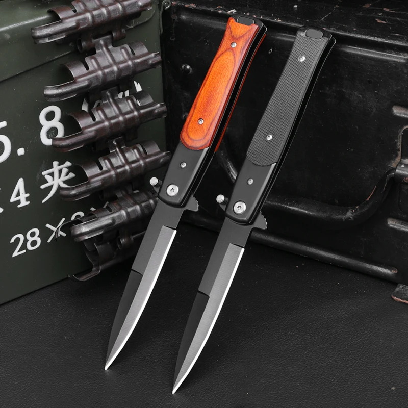 

Outdoor Field Portable Knife G10 Handle 7CR13MOV Stainless Steel High Hardness Saber Fruit Knife Knife Survival Knife