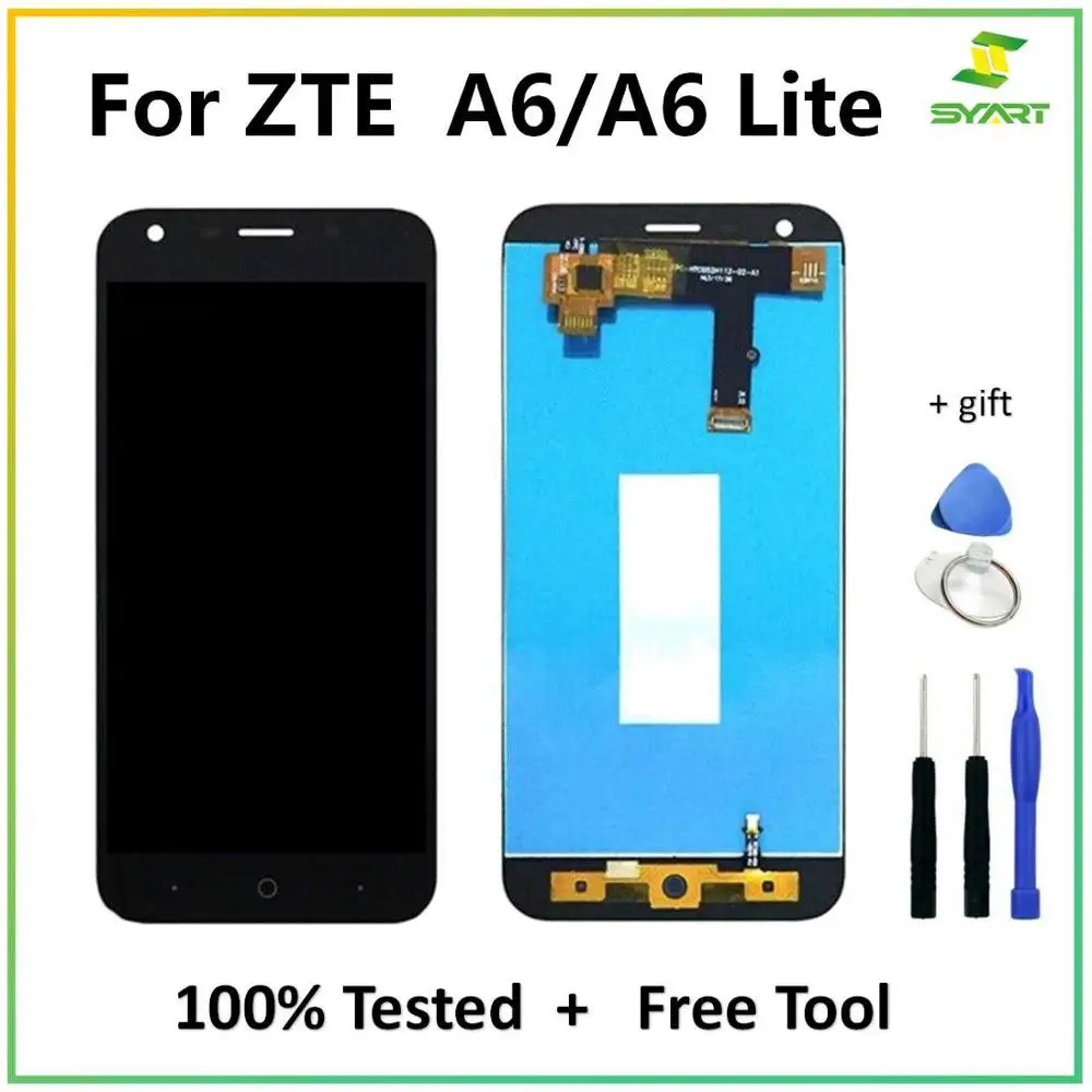 Для zte blade A6/A6 Lite ЖК дисплей кодирующий преобразователь сенсорного экрана в сборе