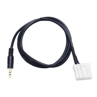 3 5mm black b70 aux audio adapter input cable for mazda 2 3 5 6 mx5 rx8 2006 mp3 cd changer jack plug
