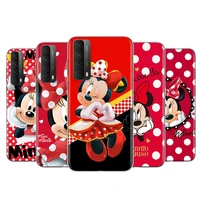 disney minnie mouse point for huawei y9s y6s y8s y9a y7a y8p y7p y5p y6p y7 y6 y5 pro prime 2020 2019 transparent phone case
