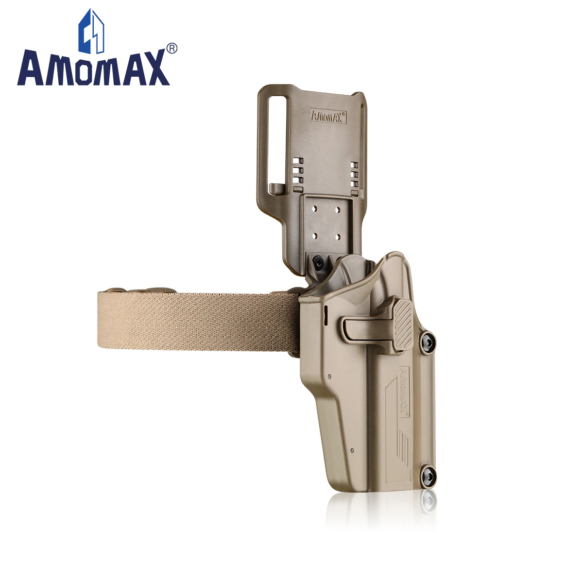 Amomax-funda táctica de caza, accesorio Universal ajustable de 360 grados para mano izquierda, se adapta a más de 200 pistolas