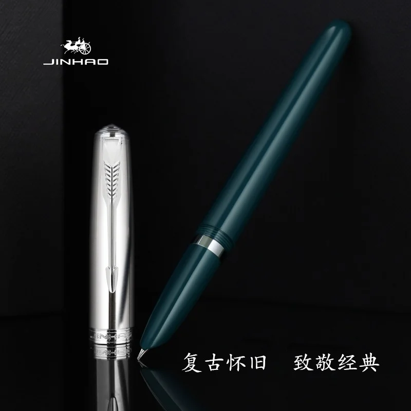 Ручка перьевая JinHao 86 черная/зеленая 0 38 мм 4 цвета | Канцтовары для офиса и дома