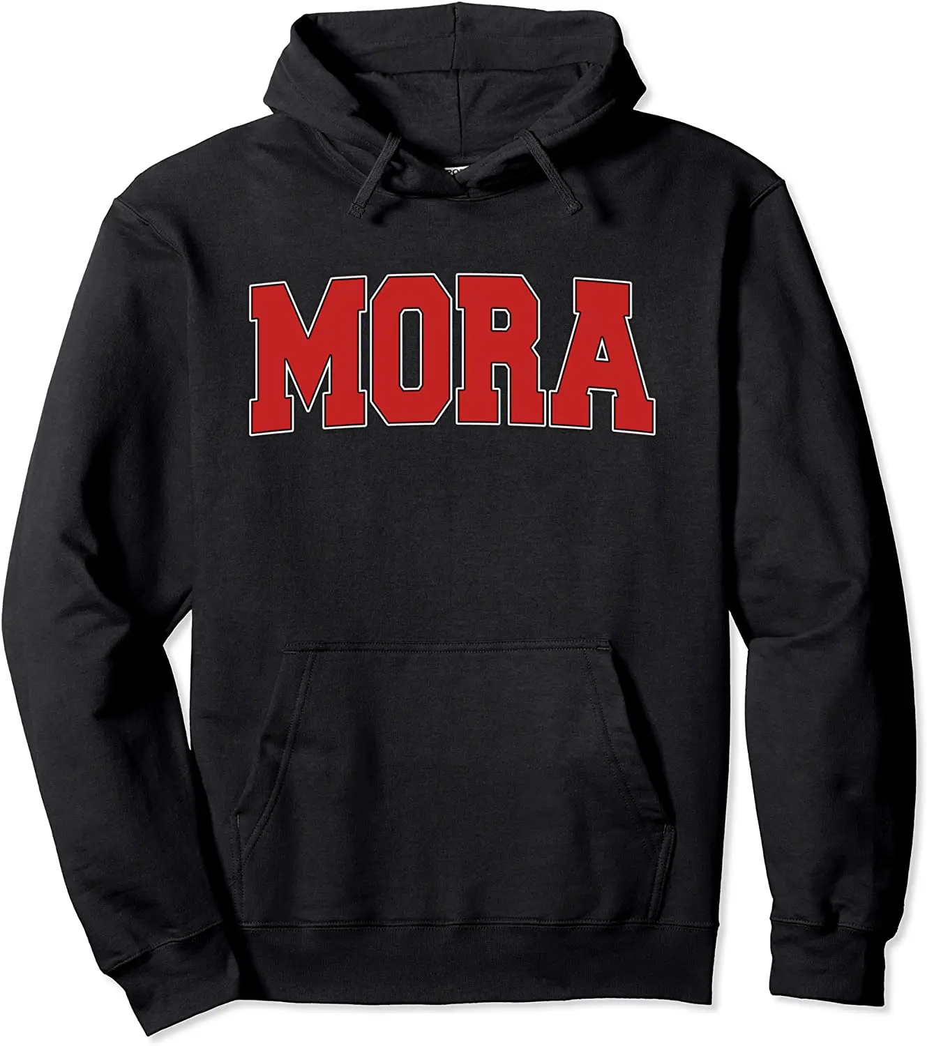 

100% Cotton MORA MN MINNESOTA Varsity Style USA Vintage Sports Pullover Hoodie